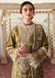 3 Piece Unstitched Heavy Embroidered Lawn Suit ( Full Embroidered Chiffon Dupatta )MR-590