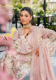 3 Piece Unstitched Heavy Embroidered Chickan Kari Lawn Suit ( Four-sided Embroidered Cotton Net Dupatta )EL-2710