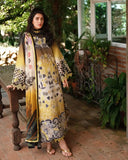 3 Piece Unstitched Embroidered Lawn Suit ( Printed Lawn Dupatta )