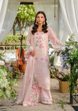 3 Piece Unstitched Heavy Embroidered Chickan Kari Lawn Suit ( Four-sided Embroidered Cotton Net Dupatta )QL-2790
