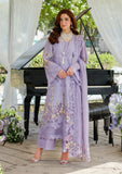 3 Piece Unstitched Heavy Embroidered Chickan Kari Lawn Suit ( Four-sided Embroidered Cotton Net Dupatta )EL-2715