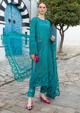 3 Piece Unstitched Heavy Embroidered Chickan Kari Lawn Suit with Heavy Embroidered Chiffon Dupatta MB2595