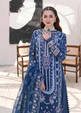 3 Piece Unstitched Heavy Embroidered Pure Lawn Suit with Four Sided Embroidered Organza Dupatta SP 2545