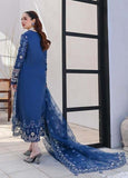 3 Piece Unstitched Heavy Embroidered Pure Lawn Suit with Four Sided Embroidered Organza Dupatta SP 2545