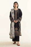 3 Piece Unstitched Heavy Embroidered Lawn Suit with Printed Poly Lawn Dupatta CO2650