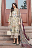 3 Piece Unstitched Heavy Embroidered Dhanak Suit with Printed Woolen Shawl MB-555