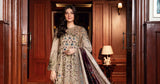 3 Piece Unstitched Heavy Embroidered Dhanak Suit with Printed Woolen Shawl MB-555