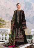 3 Piece Unstitched Heavy Embroidered Dhanak Wool Suit with Printed Woolen Shawl MB520